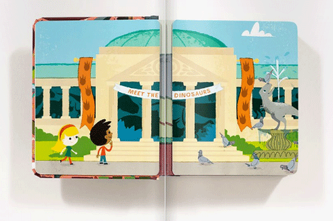 Dinoblock Board Book by Christopher Franceschelli – Interactive Dinosaur Learning Book for Toddlers & Kids – Perfect for Early Education, Bedtime Stories & Preschool Learning