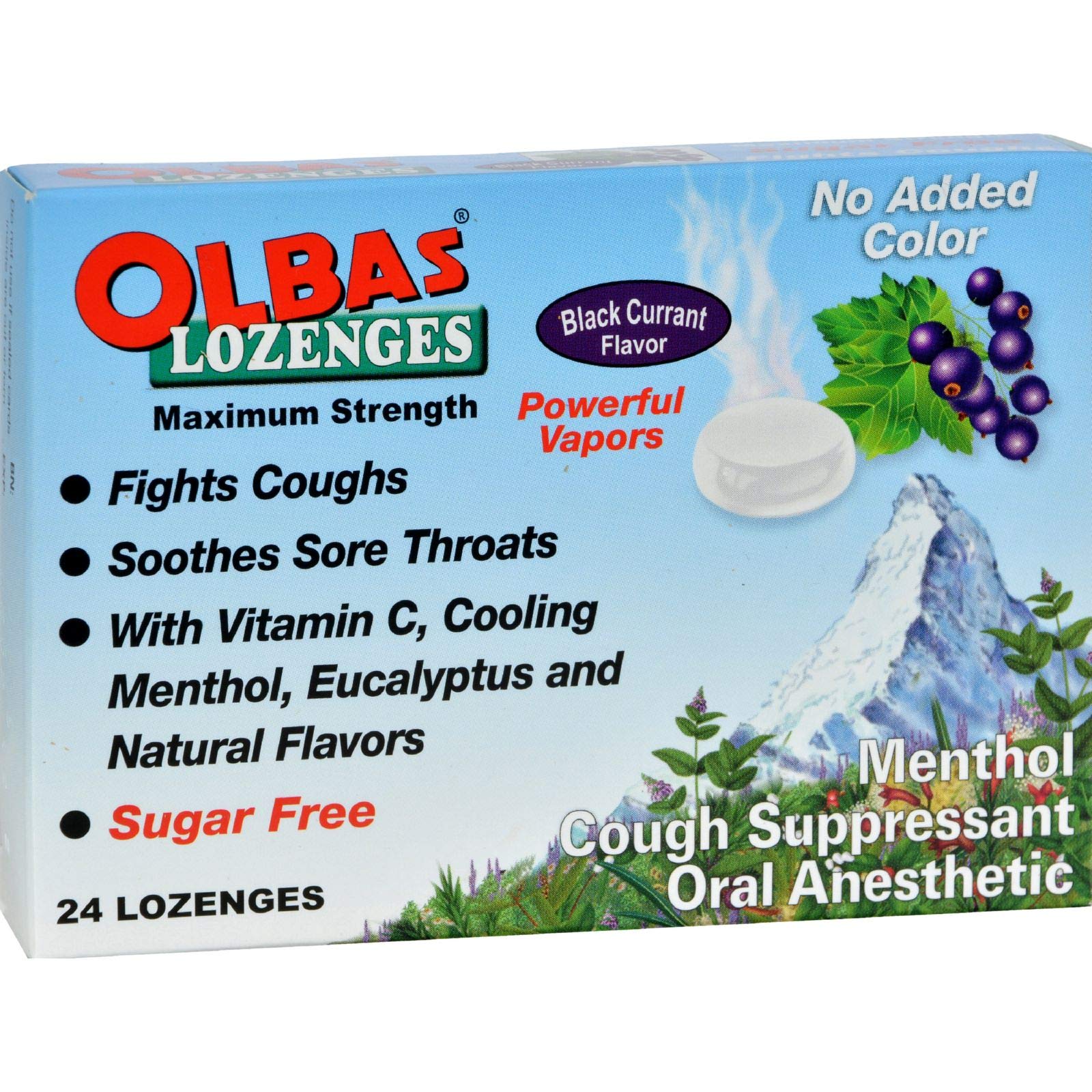 Olbas Lozenges - 24 Count per Pack (12 Packs per Case) - Soothe Throat & Relieve Cold Symptoms for Home, Office & Travel Use