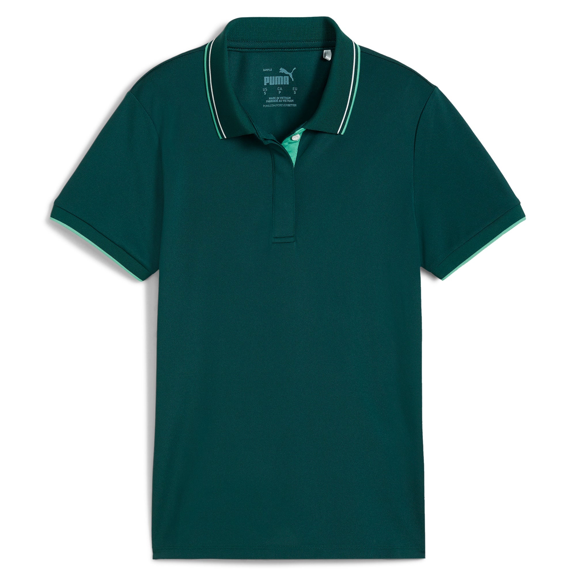 Women's Breathable Pique Tipped Golf Polo Shirt - Moisture Wicking & UV Protection - Perfect for Golf, Tennis & Outdoor Sports