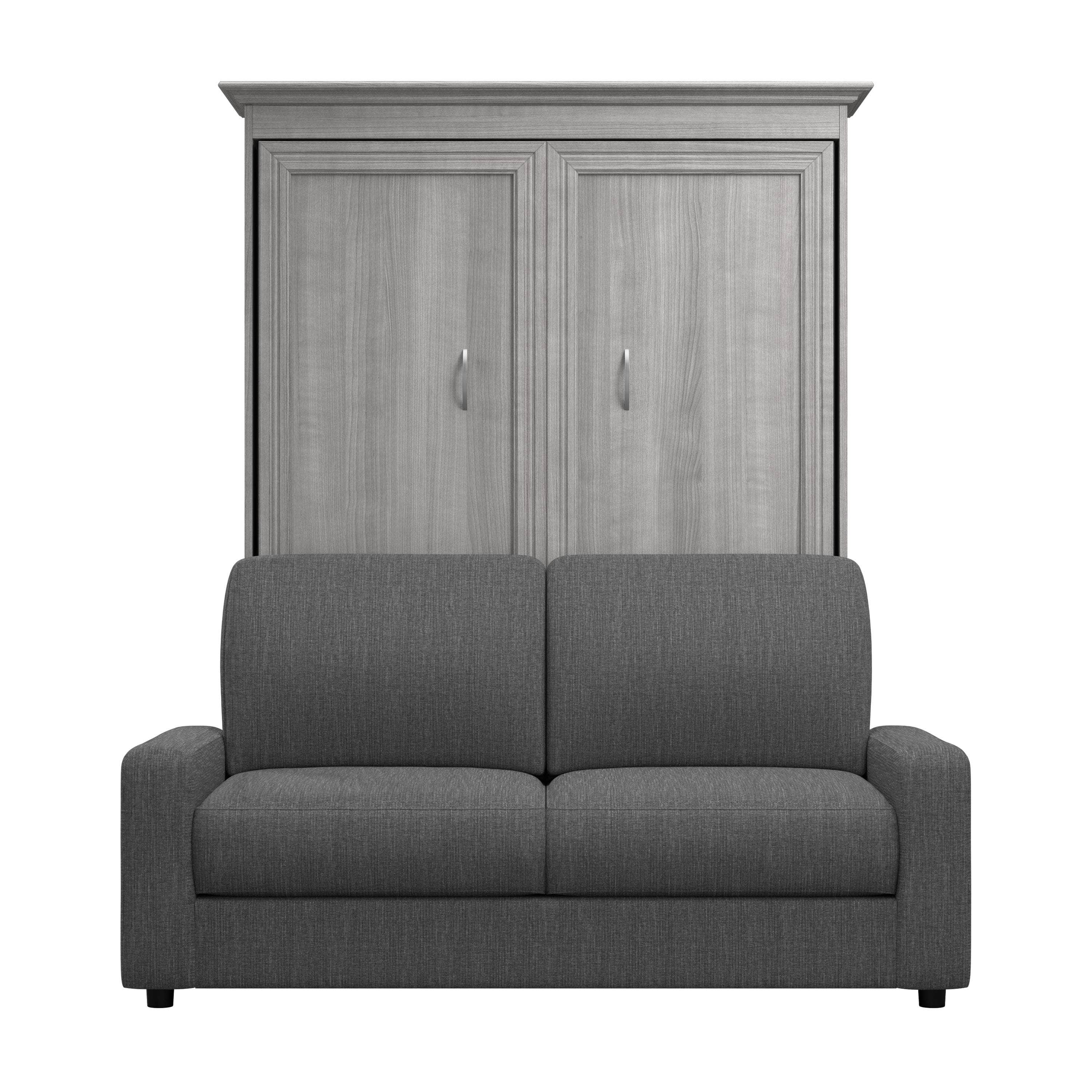 Space-Saving Full Murphy Wall Bed with Sofa - 2 Color Options | Perfect for Small Apartments, Guest Rooms & Studio Living
