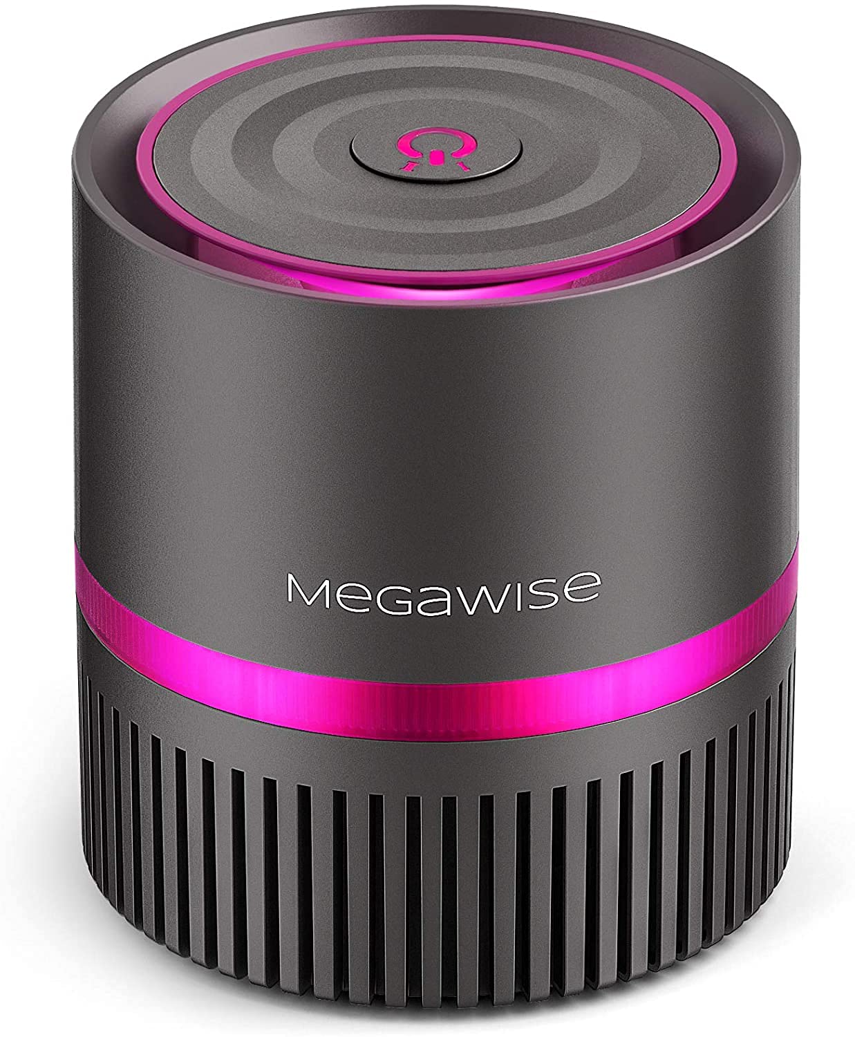MEGAWISE True H13 HEPA Air Purifier for Home, Bedroom, Office - 3-in-1 Filtration System Removes Smoke, Dust, Pet Dander - Ozone Free with Night Light - Perfect for Small Rooms & California Compliance (Ideal for Allergies, Asthma & Smoke Relief)