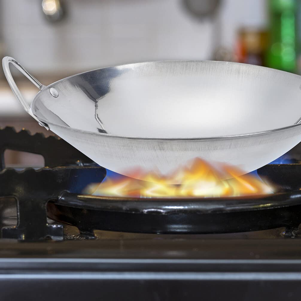 Stainless Steel Griddle Pot - Kitchen Cookware for Hot Pot & Korean BBQ