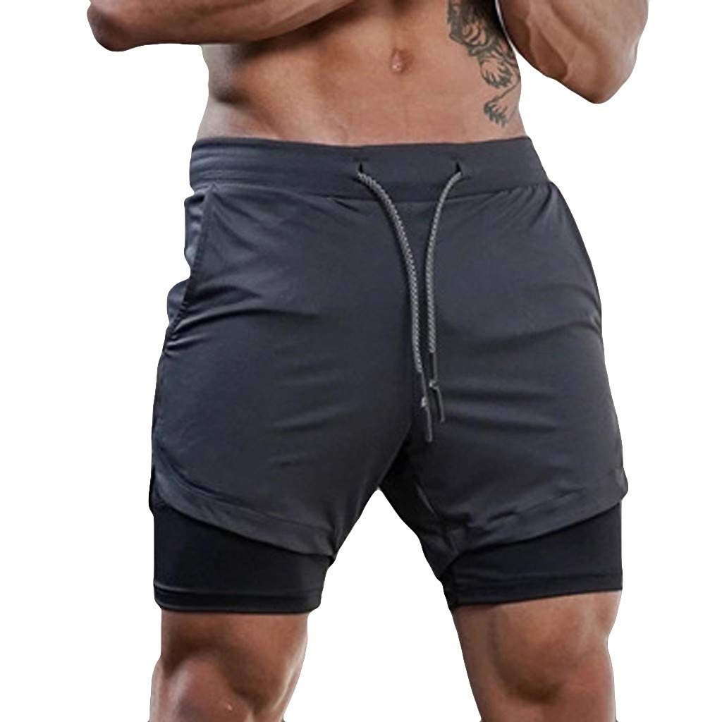 **Men's Athletic Shorts - Breathable Workout Gym Shorts with Pockets for Basketball, Running & Training | Summer Fitness & Bodybuilding Apparel**    *(Perfect for Gym, Sports, Casual Wear & Outdoor Activities)*