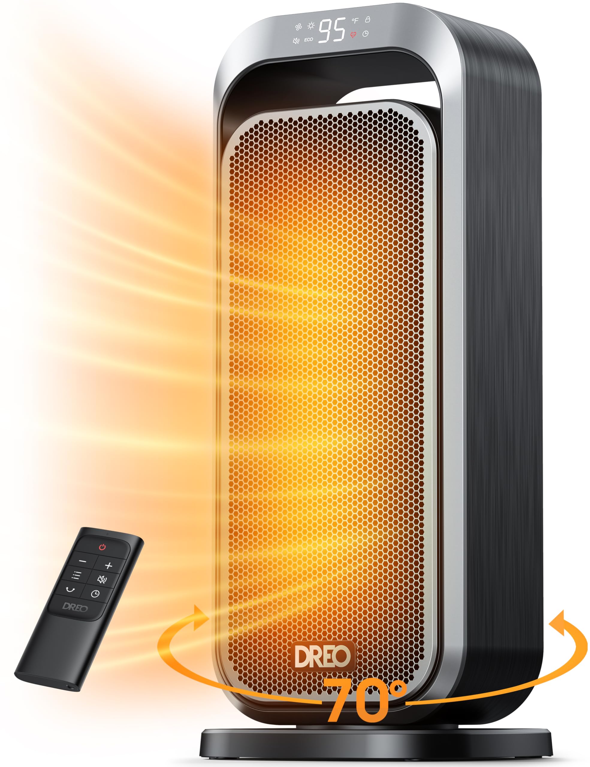 Dreo Portable Electric Space Heater for Indoor Use - Fast Heating, Quiet & Energy Efficient - Perfect for Home, Office, Bedroom & Small Rooms