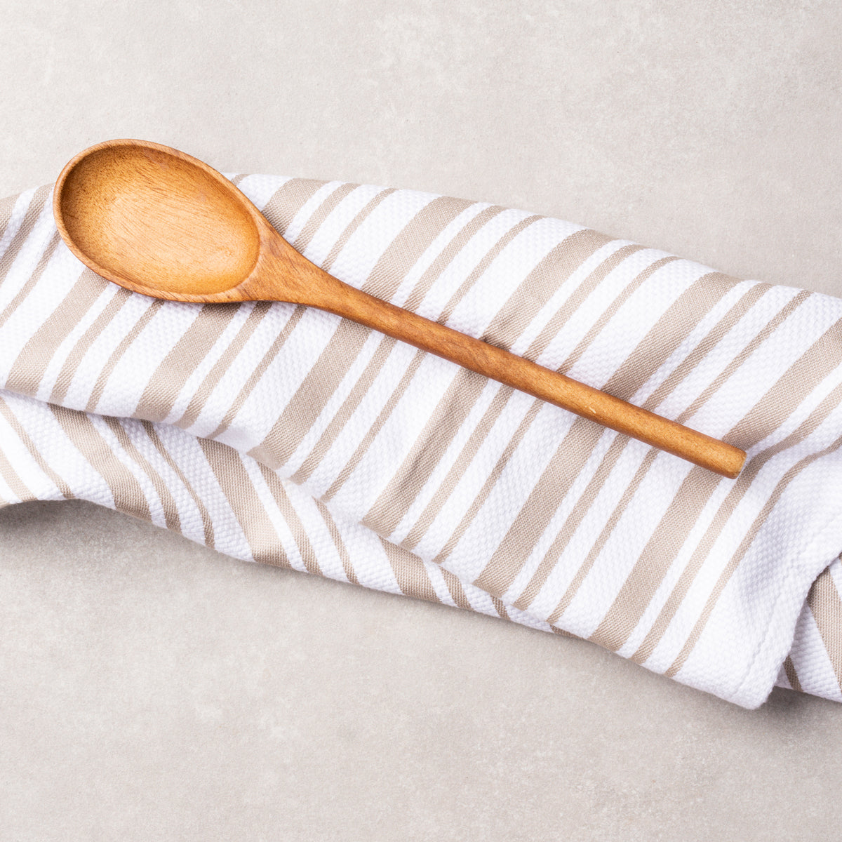 3-Piece Organic Cotton Kitchen Towel Set - Super Absorbent & Eco-Friendly Dish Towels for Drying Dishes & Cleaning | Soft, Durable & Machine Washable | Perfect for Kitchen, Bathroom & Household Chores (Taupe)