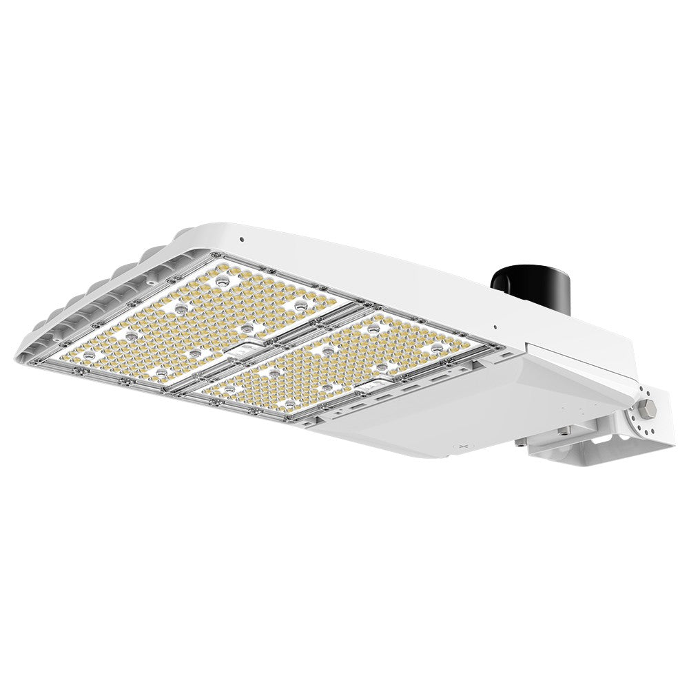Vela III LED Parking Lot Light - 46,600 Lumens, 4W Selectable, 3 CCT Options, Type III, 120-277V (1000W Equivalent) - Durable Outdoor Lighting for Parking Lots, Warehouses & Commercial Areas