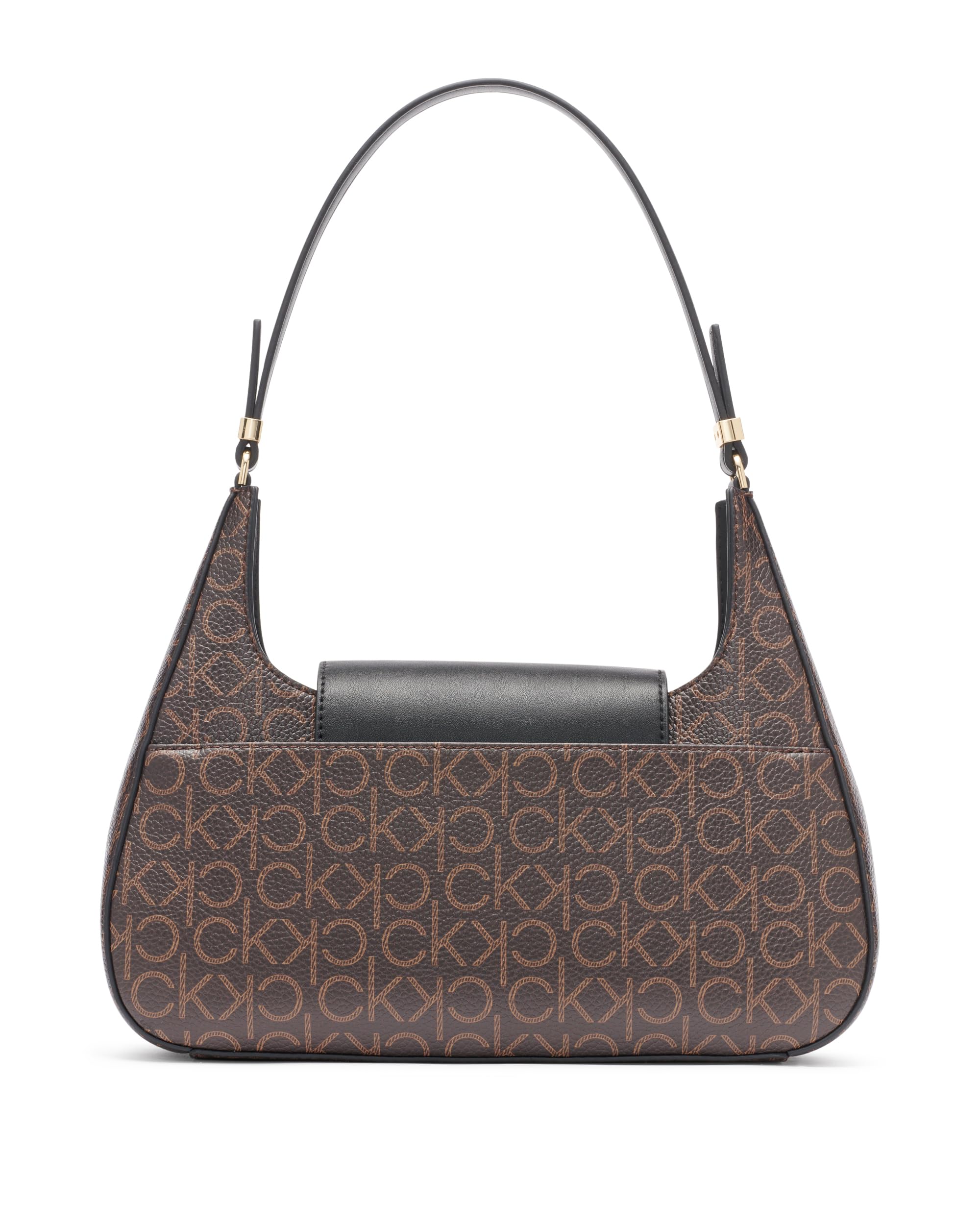 Calvin Klein Becky Demi Shoulder Bag - Women's Leather Crossbody Purse for Everyday Use, Work & Travel | Fashionable & Functional Handbag