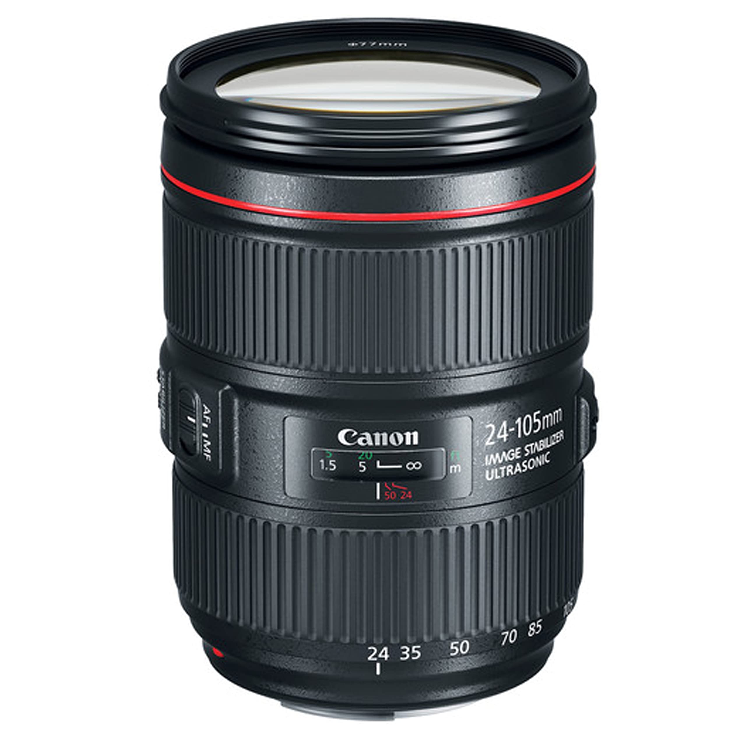 Canon EOS 6D Mark II DSLR Camera with EF 24-105mm f/4L IS II USM Lens Kit - 128GB Memory Card, Camera Case, Tripod & 34pc Filter Bundle (Renewed) - Perfect for Professional Photography, Travel & Vlogging