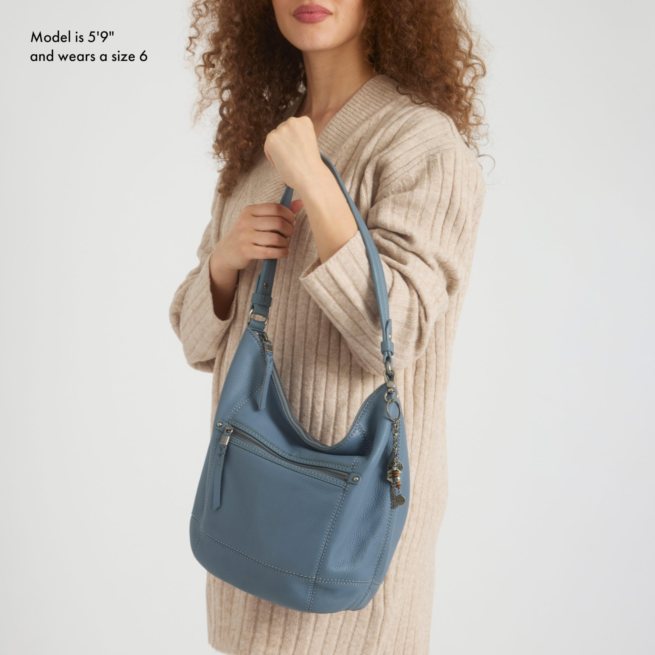 The Sak Sequoia Hobo Bag - Premium Large Leather Women's Handbag for Everyday Use & Travel - Durable Purse with Zipper Pocket - Perfect for Work, Shopping, and Weekend Getaways