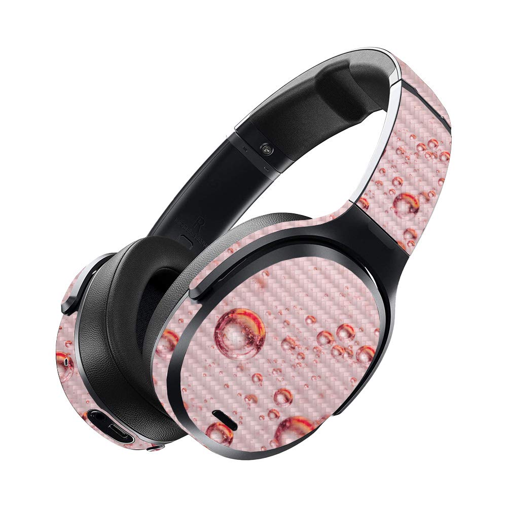 Premium Carbon Fiber Skin for Skullcandy Crusher ANC Headphones - Champagne Bubbles Design | Protective & Durable Textured Cover | Easy to Apply & Remove | Made in USA | Perfect for Travel, Gym & Daily Use
