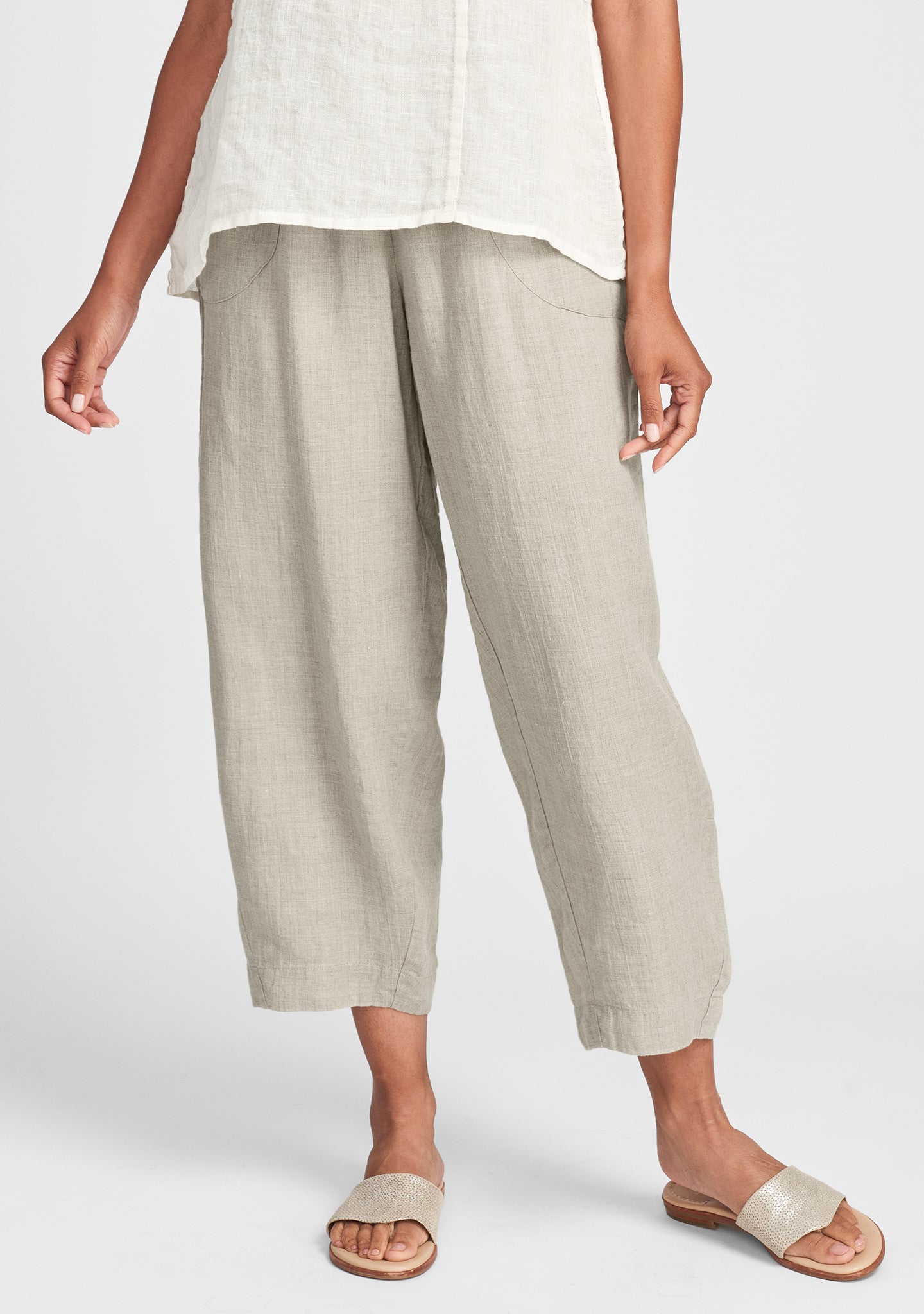Seamly Linen Pants for Women - Breathable Comfort Pants for Summer, Travel & Casual Wear - Final Sale