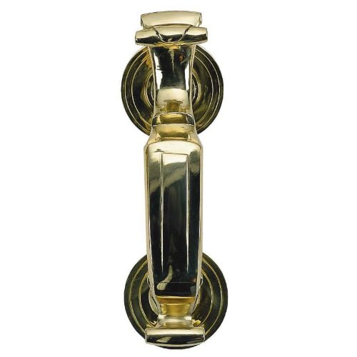 Vintage Brass Doctor's Door Knocker - Classic Polished Finish for Home & Office Decor | Perfect for Traditional Entryways & Professional Spaces