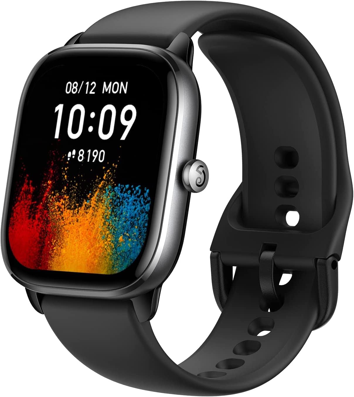 Amazfit GTS 4 Mini Smart Watch for Women & Men - Alexa Built-in, GPS Fitness Tracker with 120+ Sport Modes, 15-Day Battery, Heart Rate & SpO2 Monitor - Compatible with Android & iPhone (Black) - Perfect for Running, Gym Workouts & Daily Activity Tracking