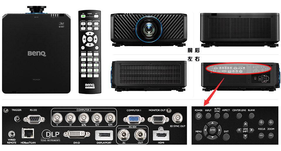 BenQ LU9715 BlueCore Laser Projector - 4K UHD Home Theater & Business Projector for Movies, Gaming & Presentations - Bright 5000 Lumens, HDR10, 98% Rec.709 - Perfect for Living Rooms, Offices & Classrooms