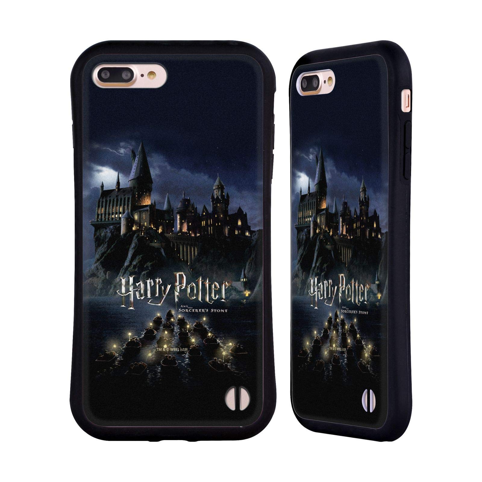 Officially Licensed Harry Potter Castle Sorcerer's Stone II Hybrid Phone Case for iPhone 7 Plus/8 Plus - Protective Cover for Wizarding World Fans | Perfect for School, Work & Magic-Themed Events