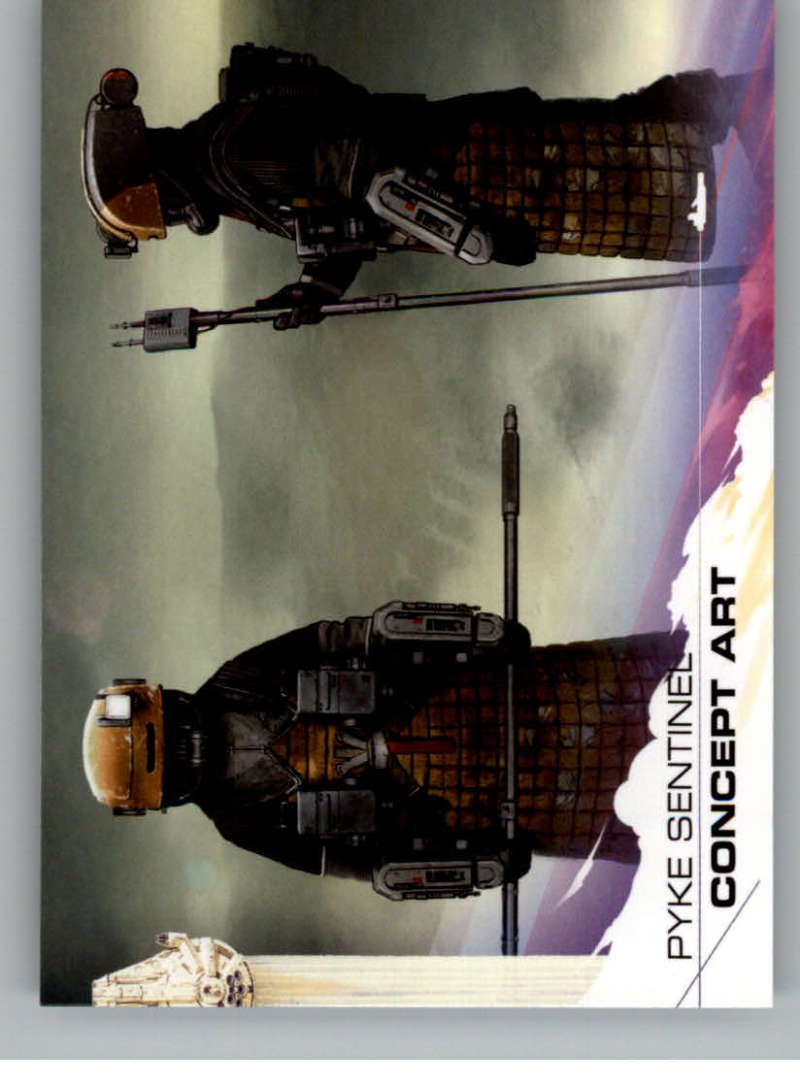 2018 Topps Solo A Star Wars Story #96 Pyke Sentinel Concept Art Trading Card - Perfect for Star Wars Collectors, Card Game Enthusiasts & Sci-Fi Fans