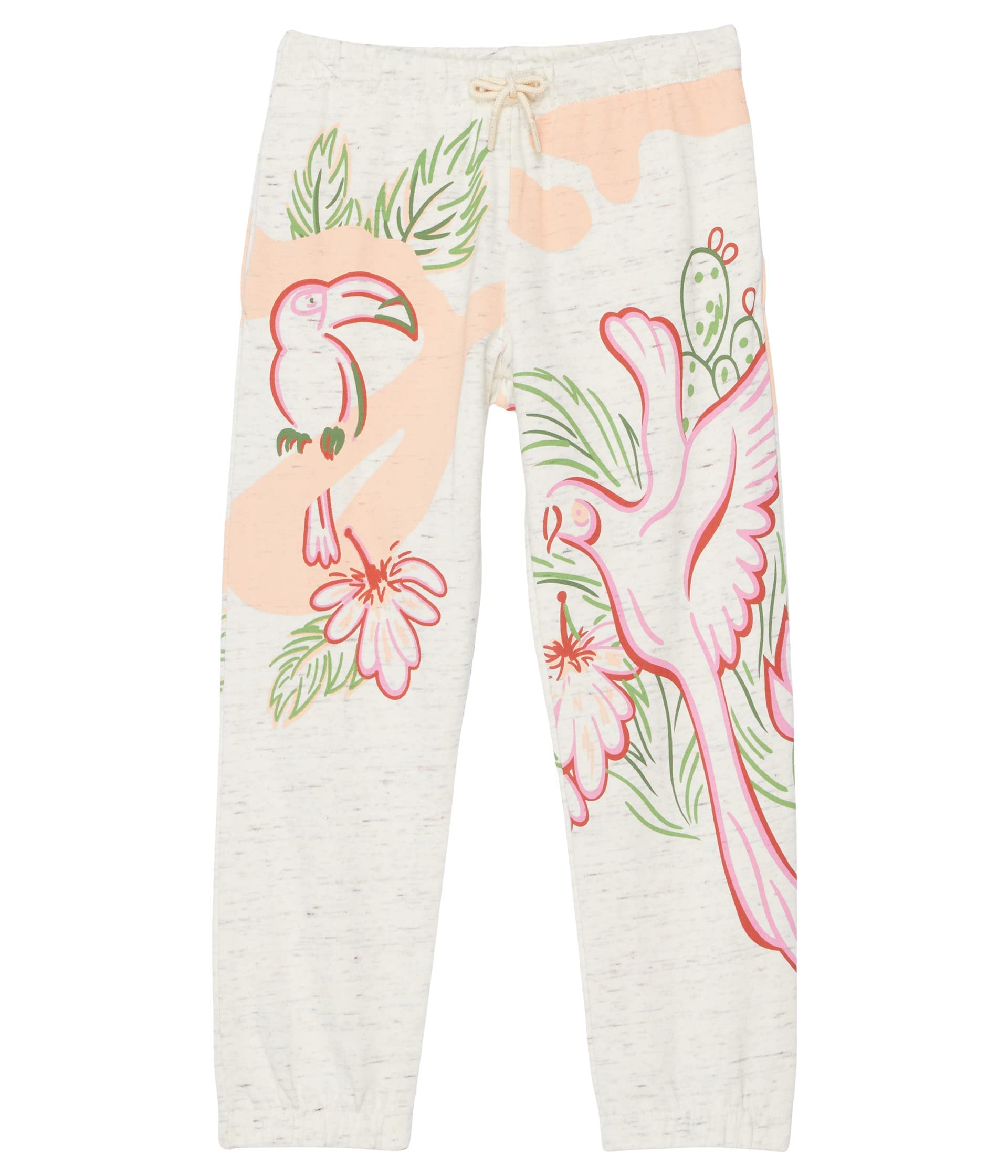 Kenzo Girl's Printed Sweatpants for Kids - Soft Cotton Joggers with Stylish Prints (Toddler to Big Kids) - Perfect for Playdates, School & Casual Outings