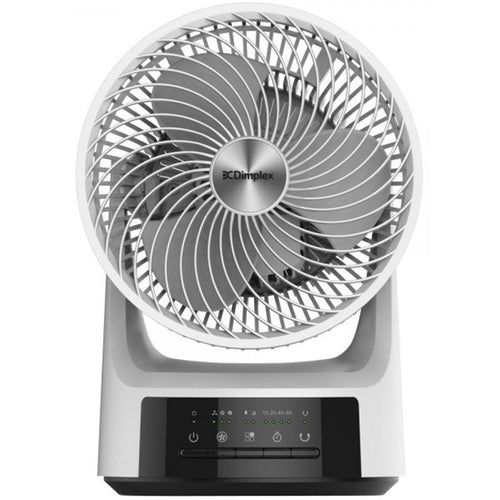 DIMPLEX DCACE20 Oscillating Air Circulator Fan - Quiet High Velocity Cooling for Home, Office & Bedroom - Energy Efficient Portable Blower with Adjustable Tilt & 3 Speeds