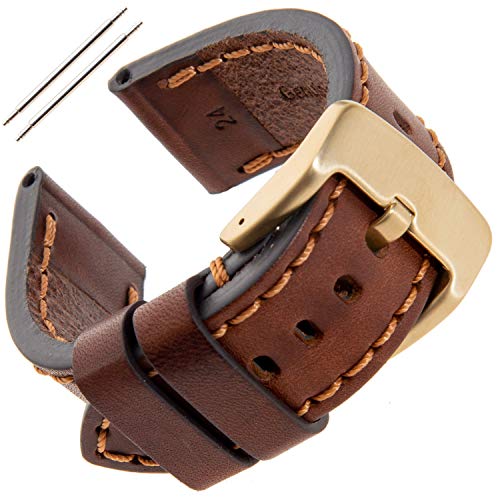 Brown, Gold Buckle