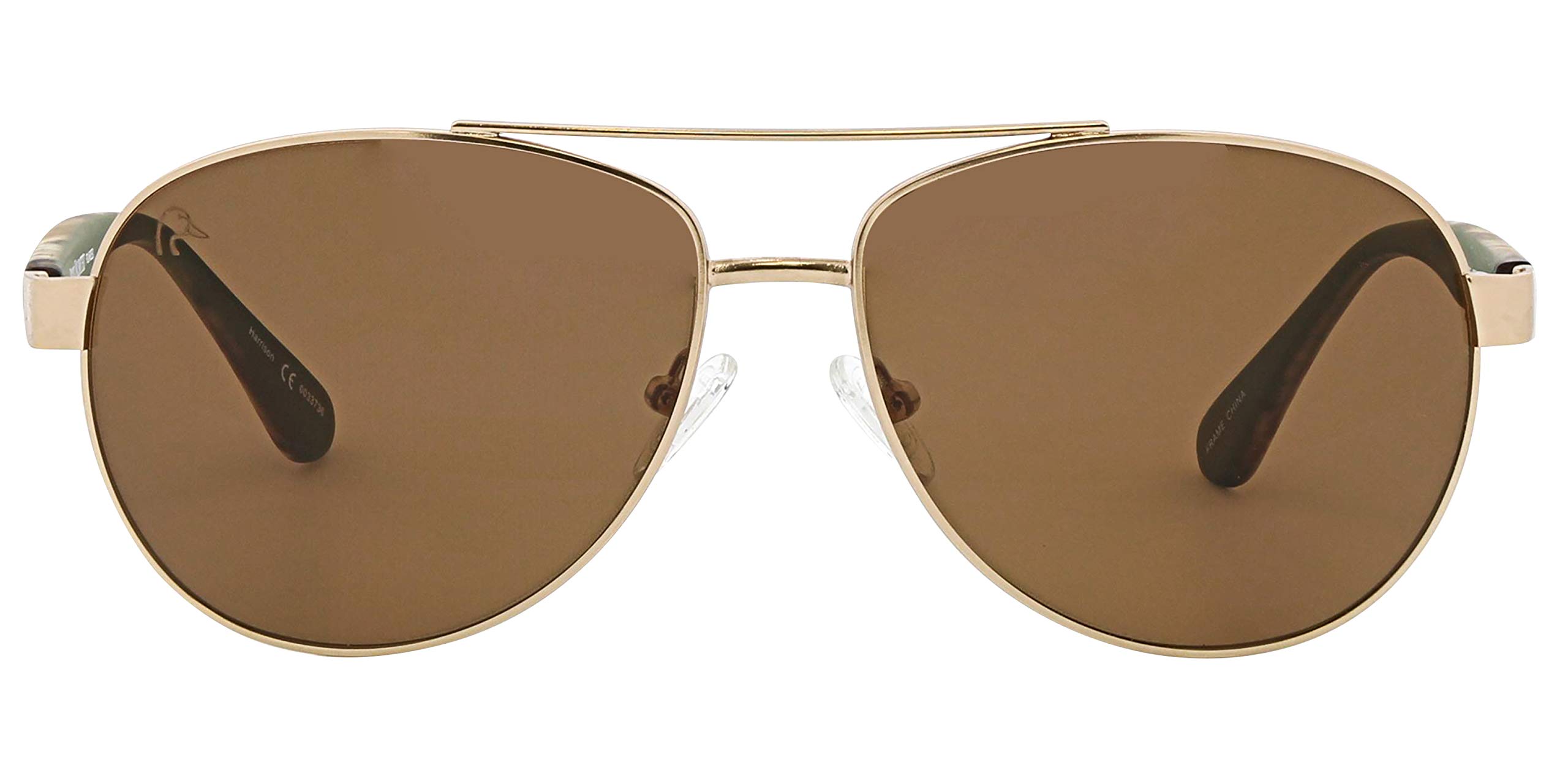 Ducks Unlimited Men's Harrison Aviator Sunglasses - Polarized UV Protection for Driving, Fishing & Outdoor Activities