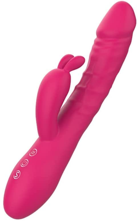 Best Rabbit Vibrator for Women - Powerful Thrusting & Clitoral Stimulation Adult Toy - Perfect for Solo Play & Couples Intimacy - Ultimate Pleasure Machine for Women