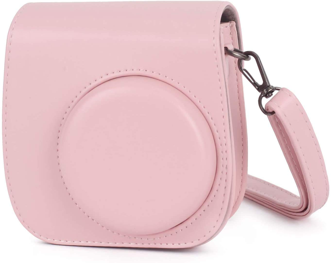 Fujifilm Instax Mini 11 Instant Camera Bundle with 20 Shots Film, Protective Case & Decorative Frames - Blush Pink | Perfect for Parties, Travel & DIY Photo Gifts