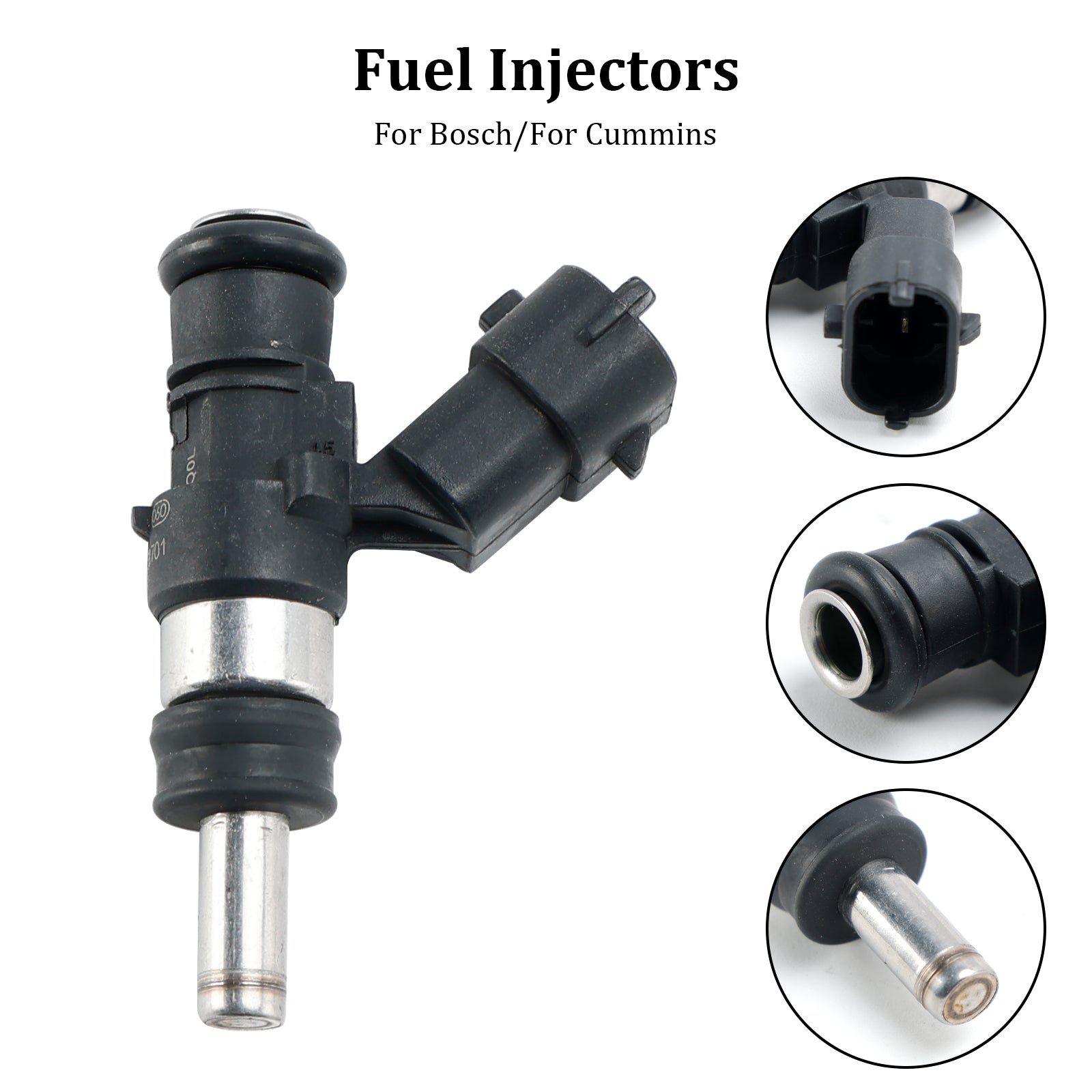Bosch Cummins Fuel Injector 0280158714 0280158701 - Compatible with ISX2888173 & 0444043016 - High Performance Diesel Engine Replacement Part for Trucks & Heavy Equipment