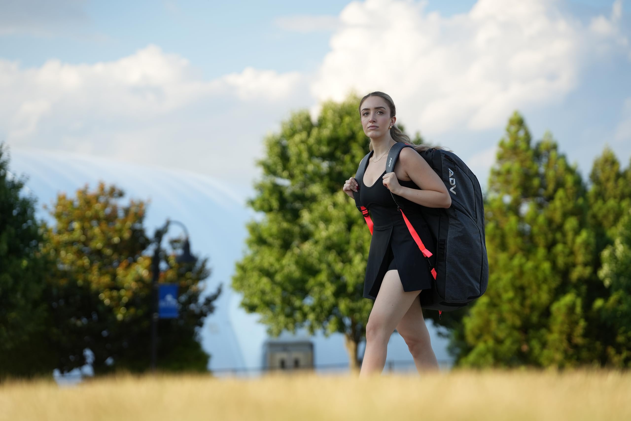 ADV Pro Tennis Bag V3 - Premium Tennis Racquet Backpack with Cooler Pocket, Ventilated Shoe Compartment & Smart Organization | Perfect for Men & Women Players | Ideal for Tournaments, Practice & Gym
