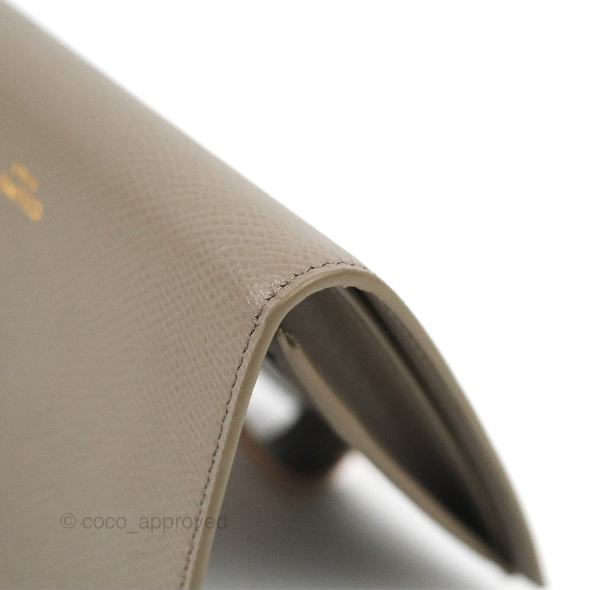 Celine Medium Wallet in Grained Leather - Taupe Color | Stylish & Durable for Everyday Use & Travel