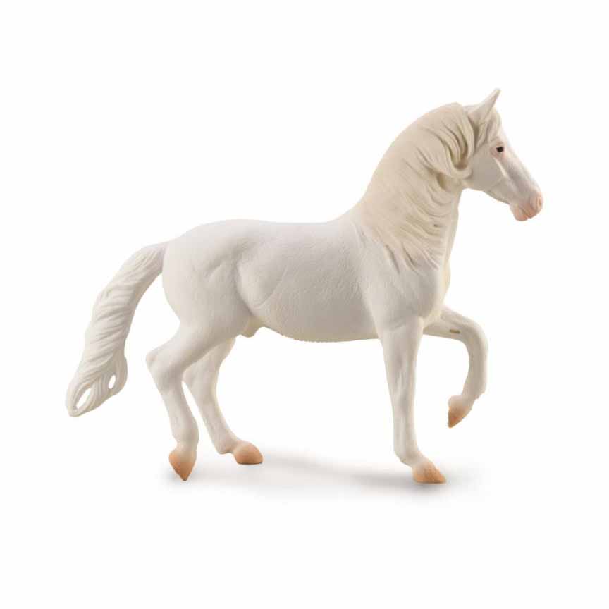 CollectA Camarillo White Horse Figure 88876 - Realistic Toy Horse Model for Kids & Collectors - Perfect for Farm Playsets, Educational Toys & Animal Collections