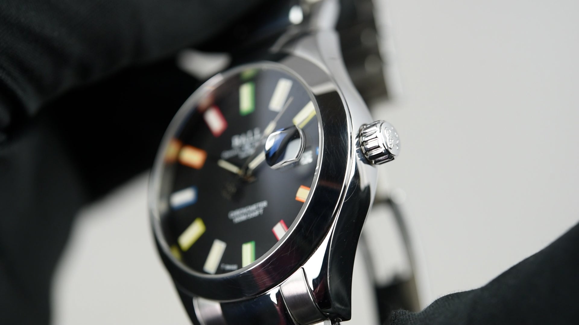 Pre-Owned Ball Engineer III Marvelight Rainbow Caring Edition NM9026C S28C BK Men's Watch - Luxury Automatic Timepiece for Collectors & Professionals | Perfect for Business, Formal Events & Watch Enthusiasts