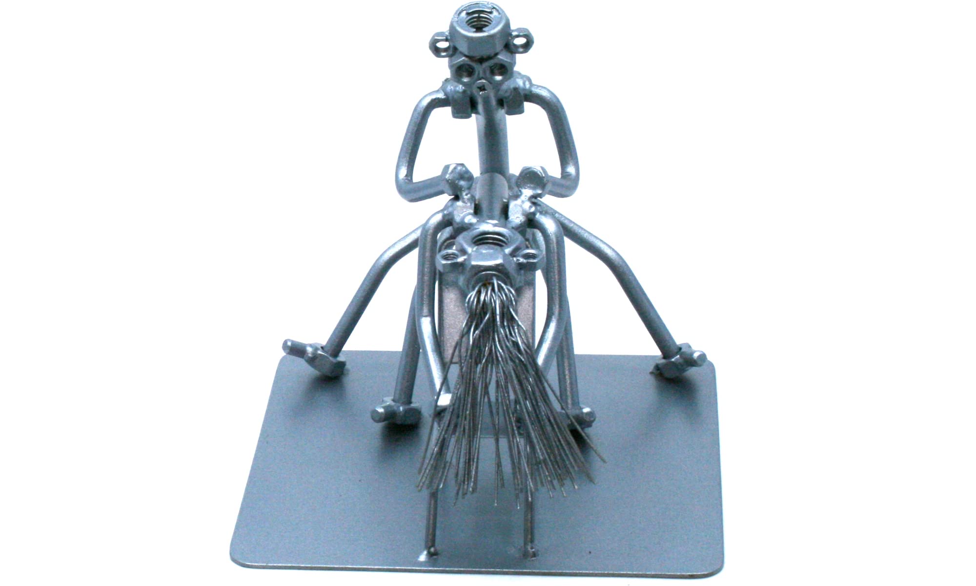 Handmade Scrap Metal Art - Unique Sex Ed Teacher Gift, Nuts & Bolts Sculpture for Sex Instructors, Funny Bridal Shower & Bachelorette Party Present - Perfect for Newlyweds & Educators