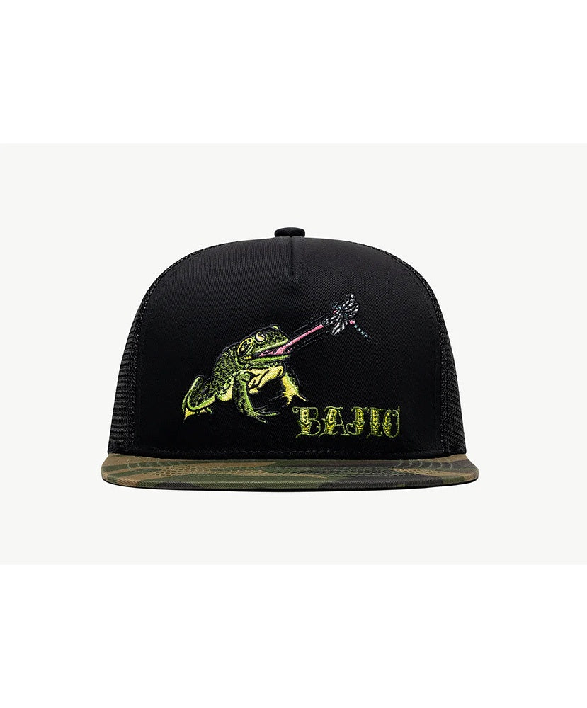 Bajio Frog Trucker Hat - Adjustable Mesh Baseball Cap for Men & Women - Perfect for Outdoor Activities, Fishing, Hiking, and Casual Wear