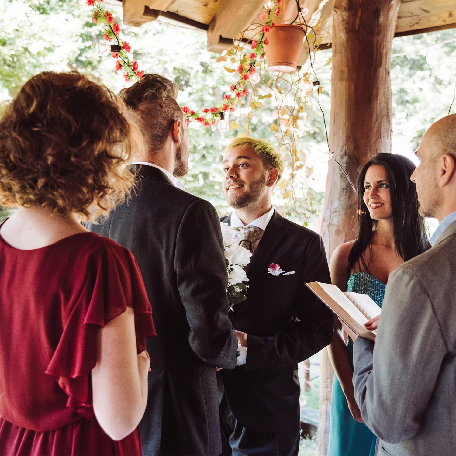 LINPopUp® 3D Pop-Up Wedding Cards - Same Sex Marriage & Gay Wedding Invitations for Couples | Perfect for LGBTQ+ Weddings, Anniversaries & Special Celebrations