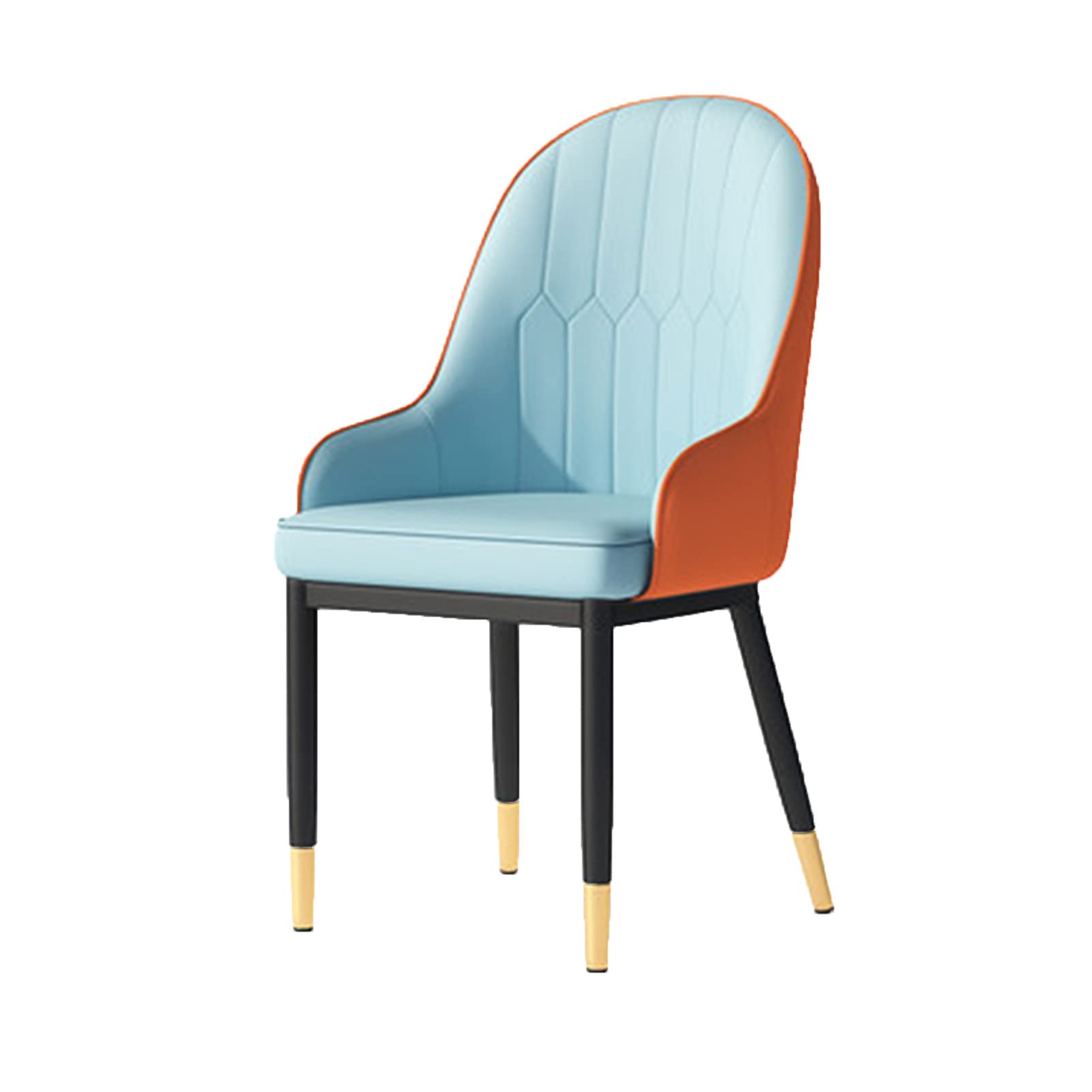 Modern Light Luxury Backrest Dining Chair - Nordic Style Cafe Hotel Leisure Chair, Simple Contemporary Sofa Stool for Manicure & Makeup - Perfect for Restaurants, Salons & Home Decor