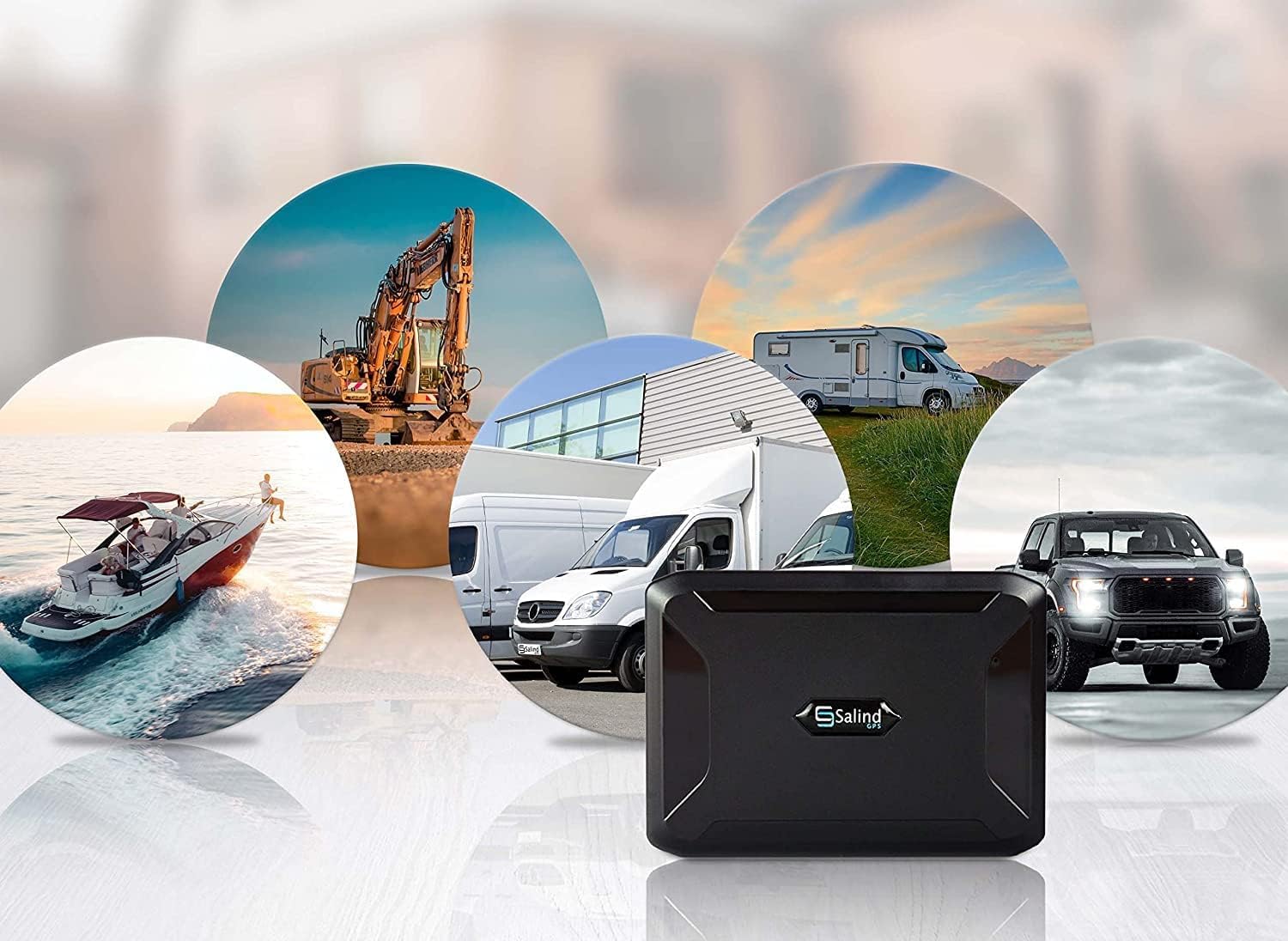 4G LTE GPS Tracker for Vehicles - SALIND Magnetic Car Tracker with 70-Day Battery Life, Waterproof & Splash Proof Design, Strong Built-in Magnet for Easy Installation on Any Metal Surface | Perfect for Fleet Management, Teen Driver Monitoring & Anti-Theft Protection