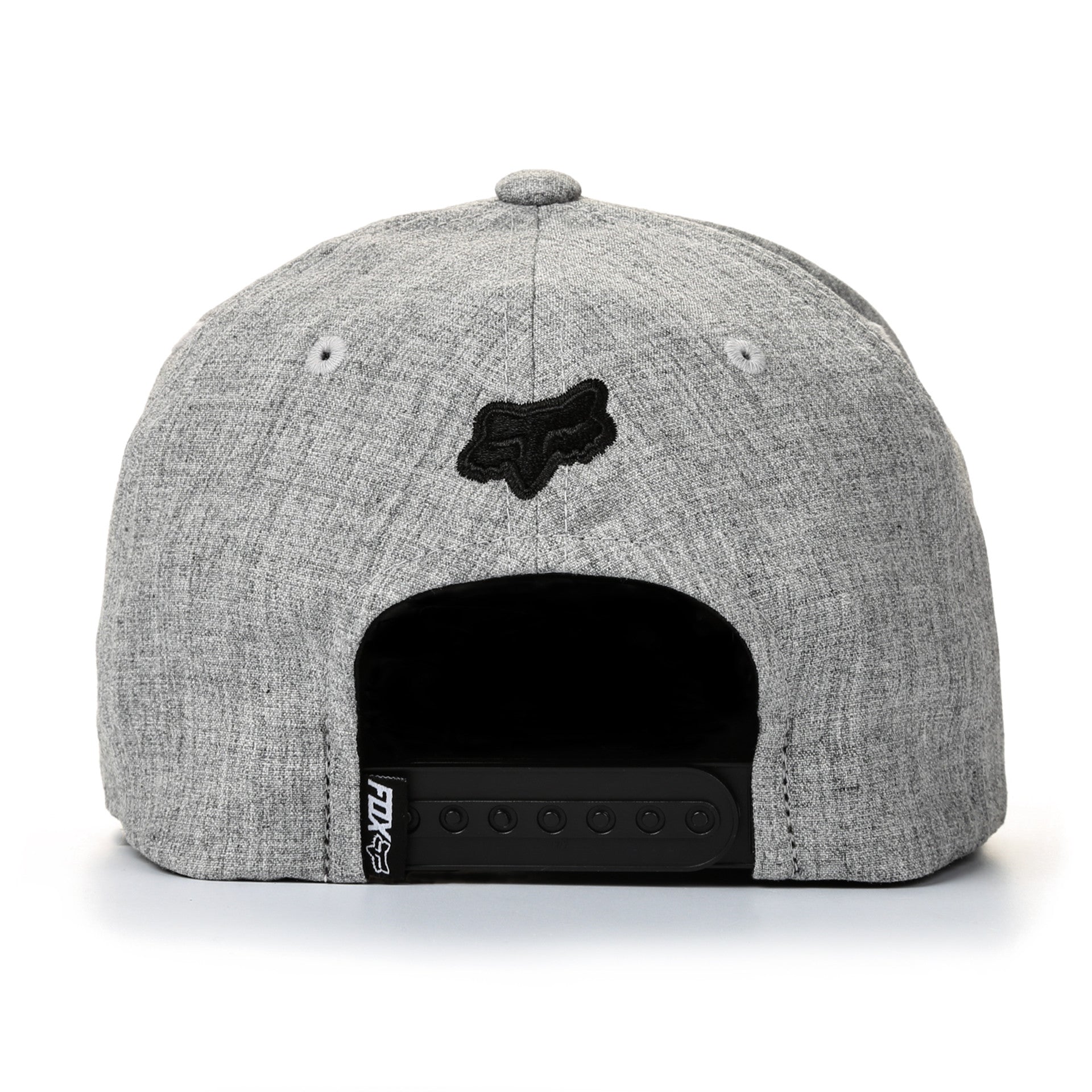 Fox Emergency 110 Snapback Hat - Adjustable Baseball Cap for Men & Women - Heather Grey - Perfect for Outdoor Sports, Casual Wear & Street Fashion