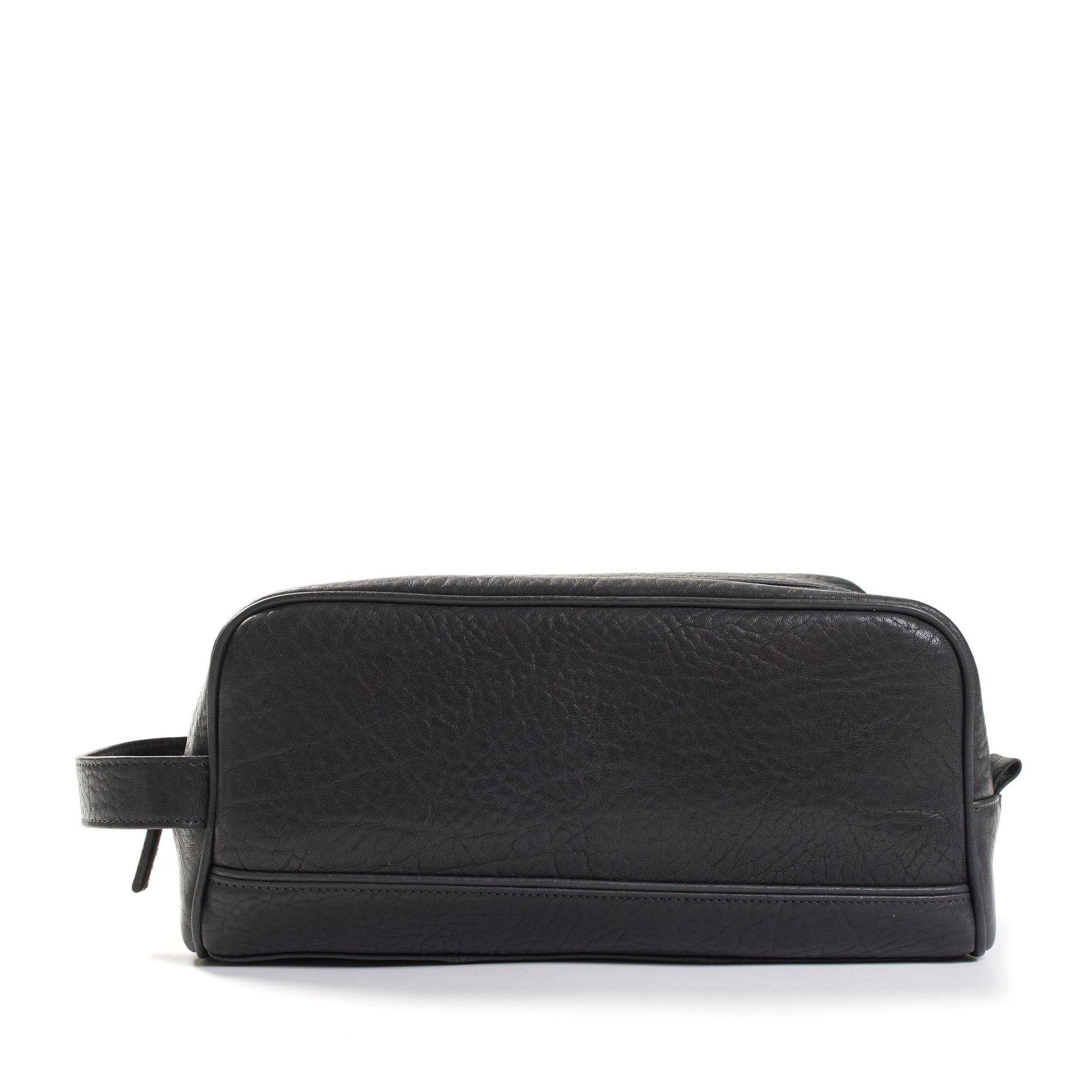 Premium Leather Small Double Zip Toiletry Bag for Travel & Organizer | Waterproof Cosmetic Case for Men & Women | Perfect for Gym, Vacation & Business Trips