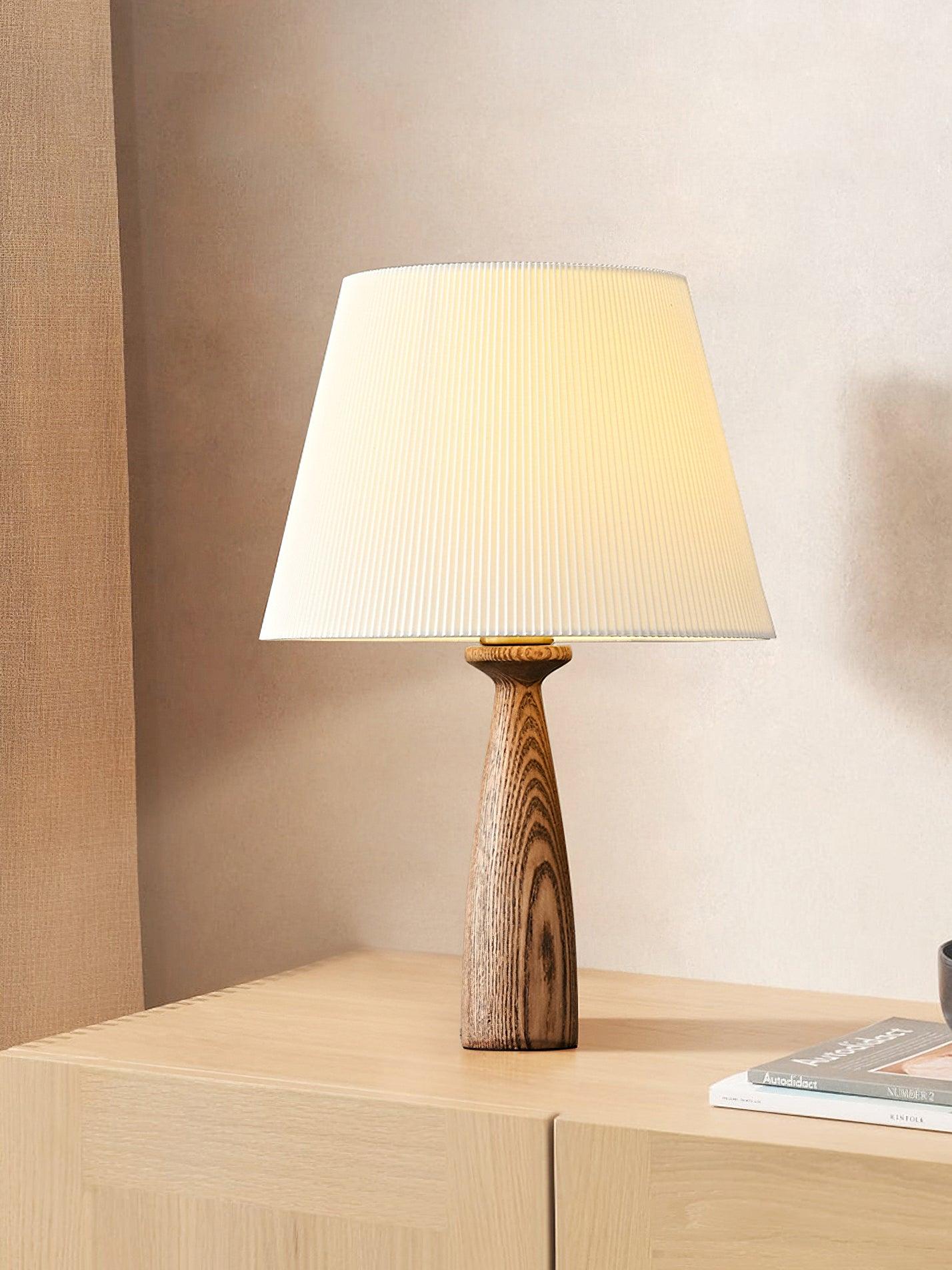 Modern Nora Table Lamp - Stylish LED Nightstand Light with USB Port for Bedroom, Living Room & Office - Perfect for Reading, Relaxing & Decor