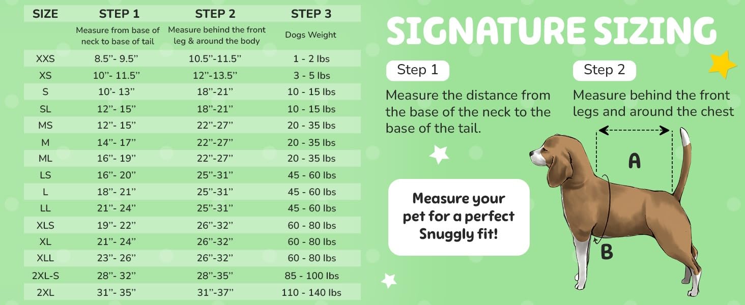 SurgiSnuggly Original Dog Surgery Recovery Suit for Spay & Neuter - Post-Surgical Bodysuit for Small, Medium, Large Dogs (BB XS) - Comfortable Protective Wear for Male & Female Pets After Vet Procedures