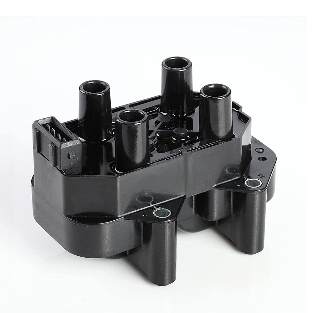 1PC High Performance Ignition Coil EFI494 - Compatible with Lancia Zeta 95-02, Fiat Ducato 94-06, Fiat Ulysse 94-02, Peugeot 106 91-01, Peugeot 205 89-98 - Perfect for Engine Tune-Up & Maintenance
