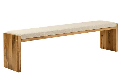 Eden Bench - Modern Wooden Bench for Living Room, Bedroom & Entryway - Durable & Stylish Home Decor Seating Furniture for Indoor Use