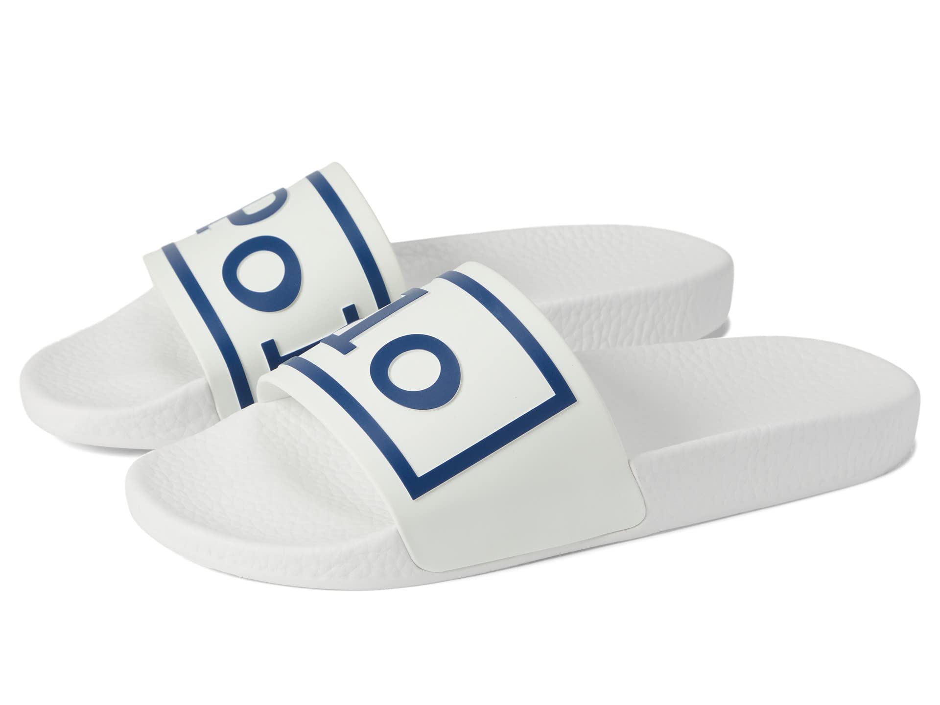 POLO RALPH LAUREN Men's Casual Slides - Comfortable Summer Sandals for Beach, Pool & Lounge Wear