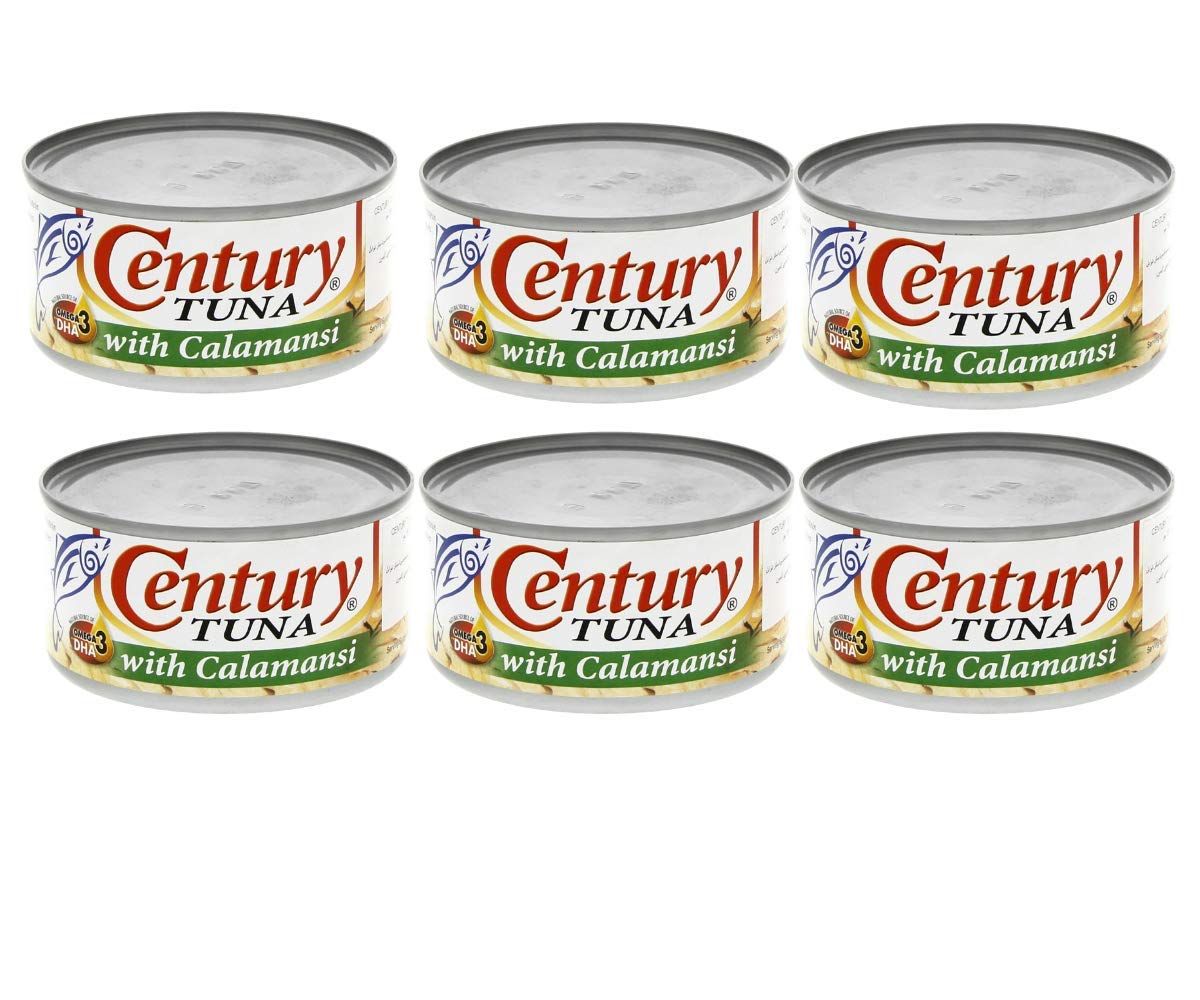 Century Tuna with Calamansi 180g (6 Pack) - Premium Canned Tuna in Calamansi Juice - High Protein, Low Fat - Perfect for Sandwiches, Salads & Quick Meals