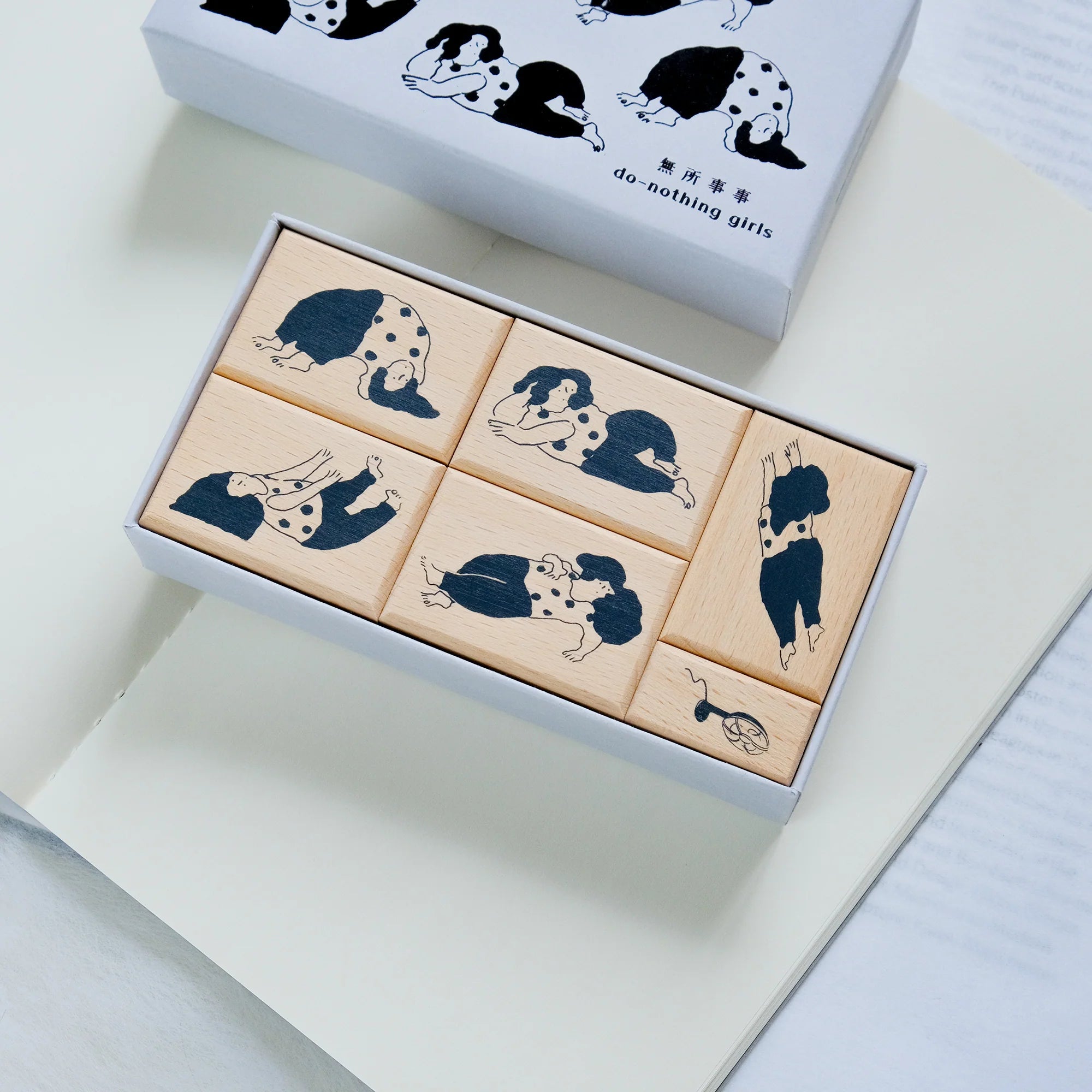 Dodolulu Stamp Set - Cute Do Nothing Girls Stamps for Journaling, Scrapbooking & DIY Crafts | Perfect for Planners, Cards & Art Projects