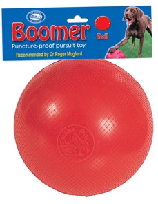 Boomer Pursuit Ball - Interactive Dog Toy for Fetch & Training | Durable Outdoor Flying Disc for Active Dogs | Perfect for Park Play, Beach Runs & Backyard Fun
