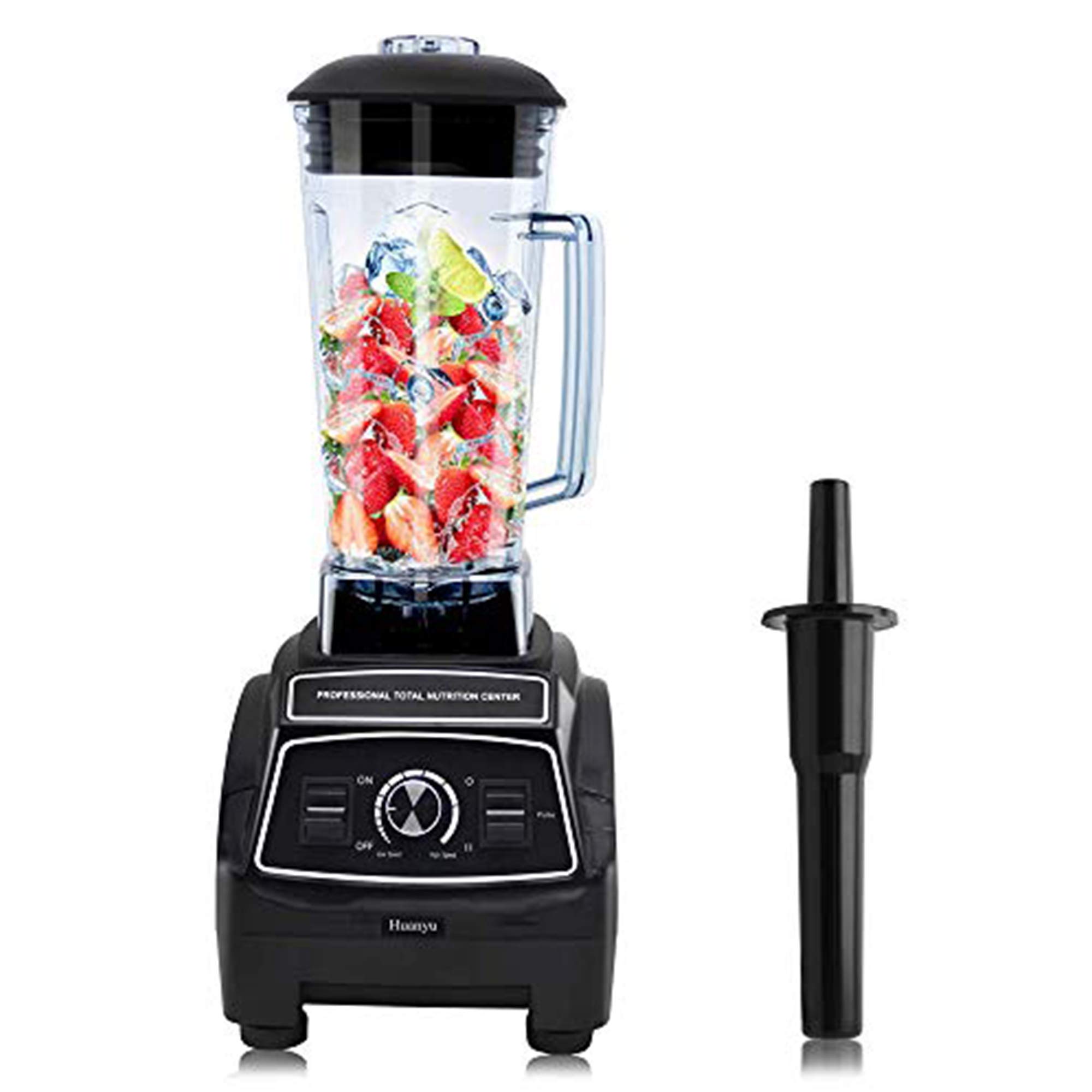 Professional 2200W Countertop Blender - 45000 RPM High-Speed Smoothie Maker & Food Processor for Fruits, Ice, Soy Milk, Hot Soups - Commercial & Home Use (110V US Plug) - Perfect for Smoothies, Frozen Desserts, and Meal Prep