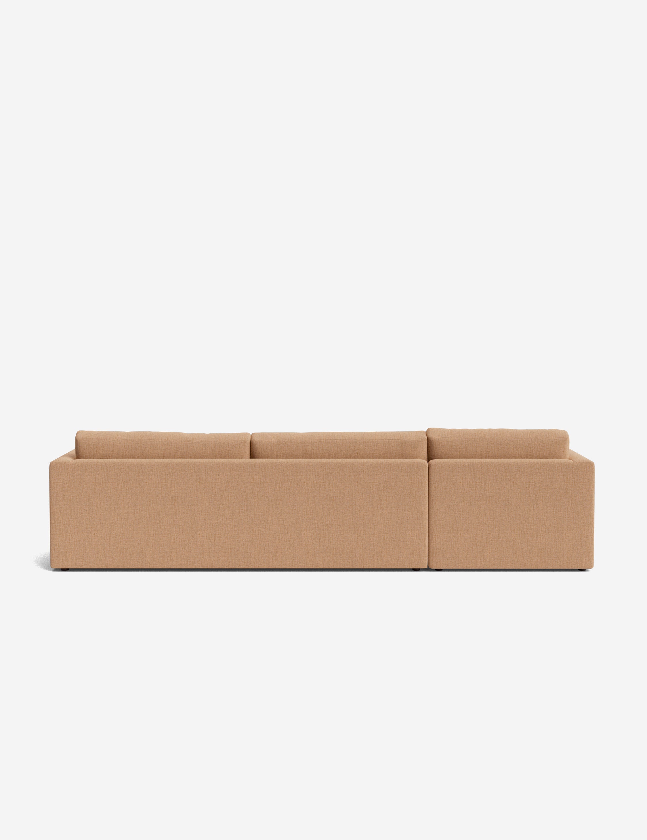 Durham Chaise Sectional Sofa - Modern L-Shaped Couch with Chaise Lounge | Comfortable Fabric Upholstery for Living Room, Family Room & Home Theater