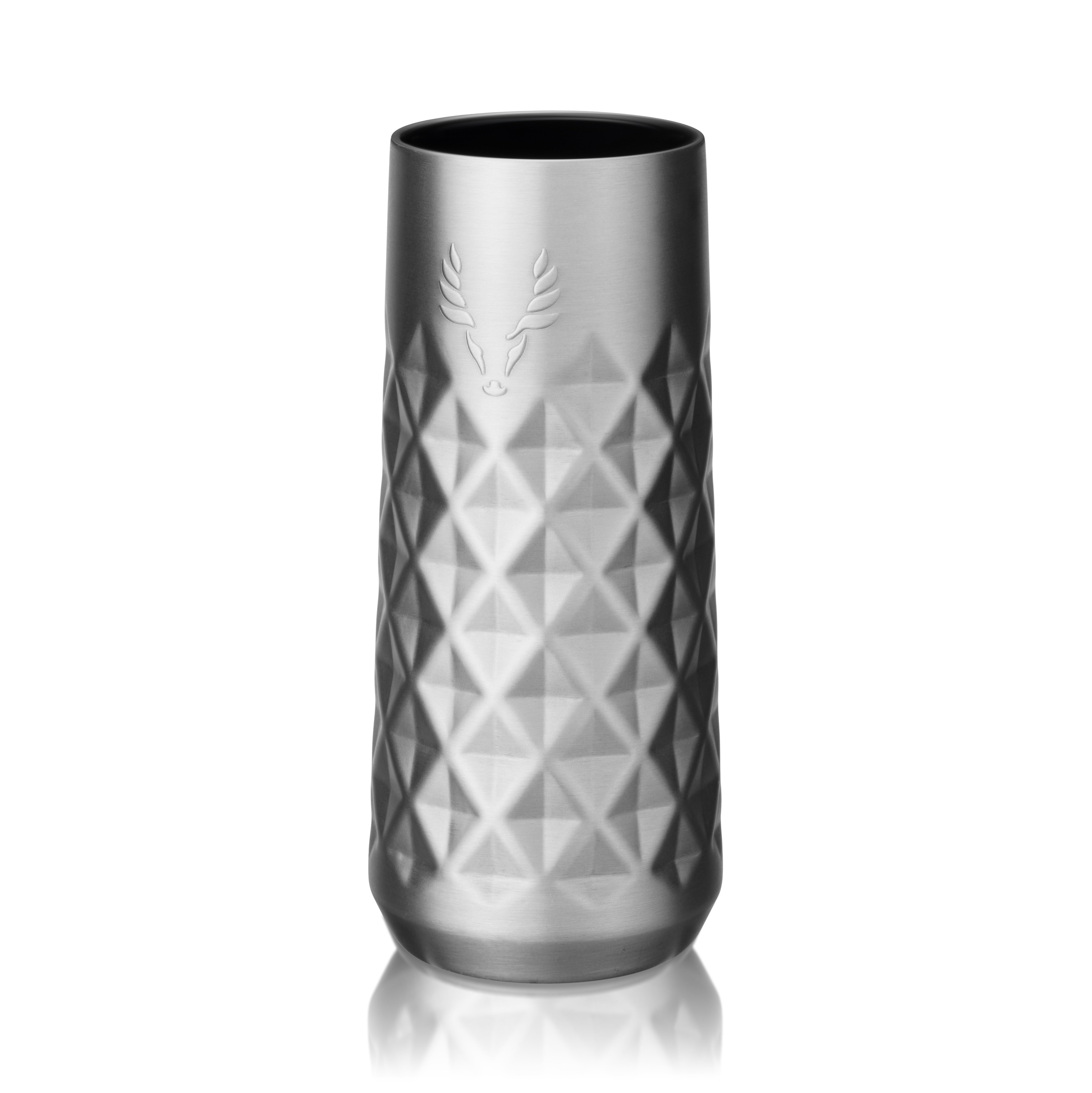 Premium Paragon Stainless Steel Champagne Flutes Set - Platinum Finish Elegant Wine Glasses for Wedding, Party & Romantic Dinners - Dishwasher Safe & Shatterproof