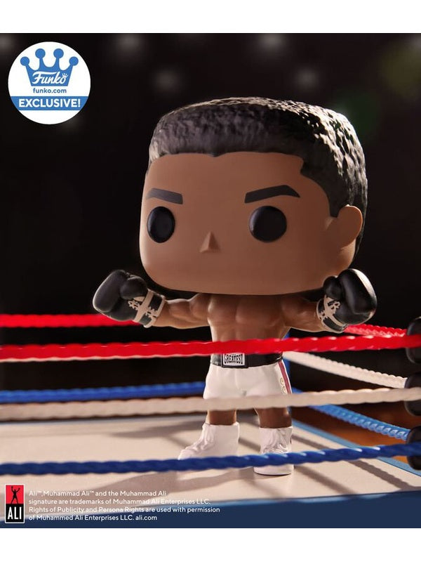 Funko Pop! Vinyl Figure: Muhammad Ali with Arms Raised - Boxing Legend Collectible - Perfect for Sports Fans & Pop Culture Collectors - Home Office Decor & Gift Idea